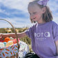 Easter Symbols Tee In Lavender YOUTH