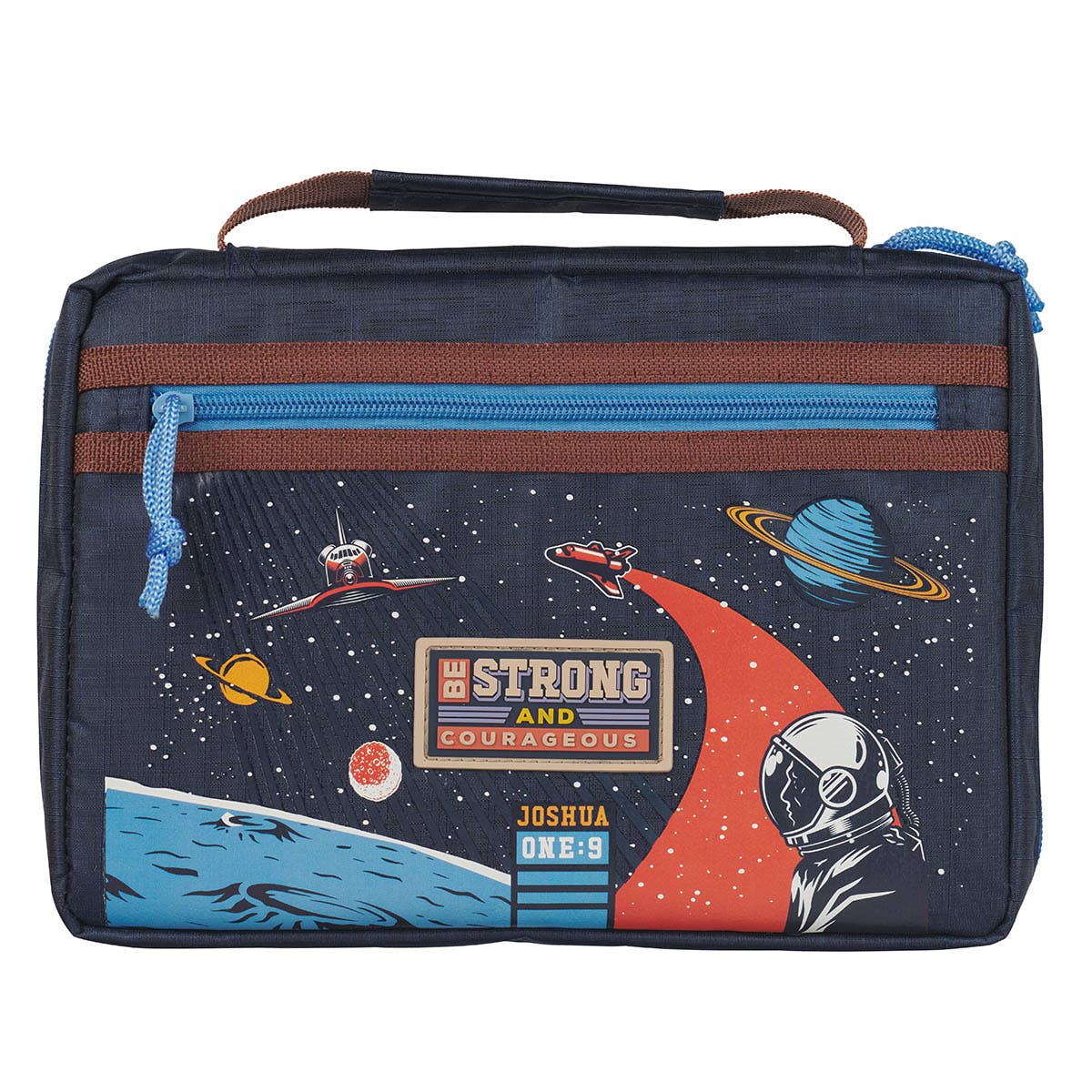 Bible Cover Fashion Be Strong Josh. 1:9 M