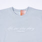All For His Glory Embroidered Heavyweight Sweatshirt in Mint
