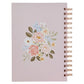 Journal Wirebound Pink Floral Strength & Dignity Prov. 31:25