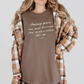 AMAZING GRACE TEE - ESPRESSO