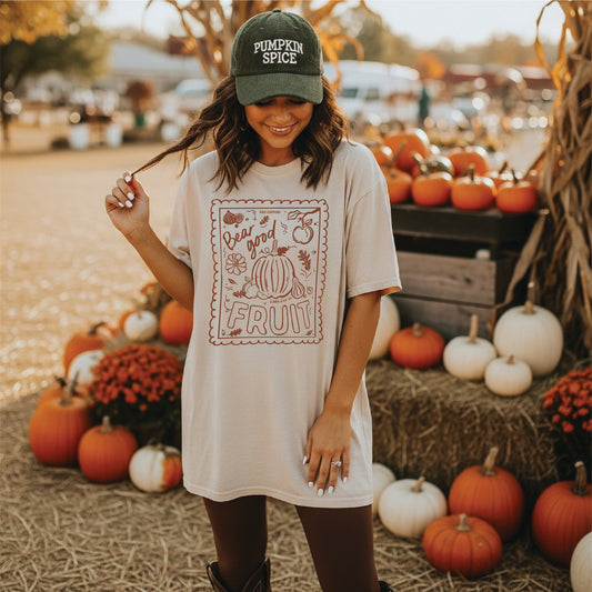 BEAR GOOD FRUIT TEE - Ivory