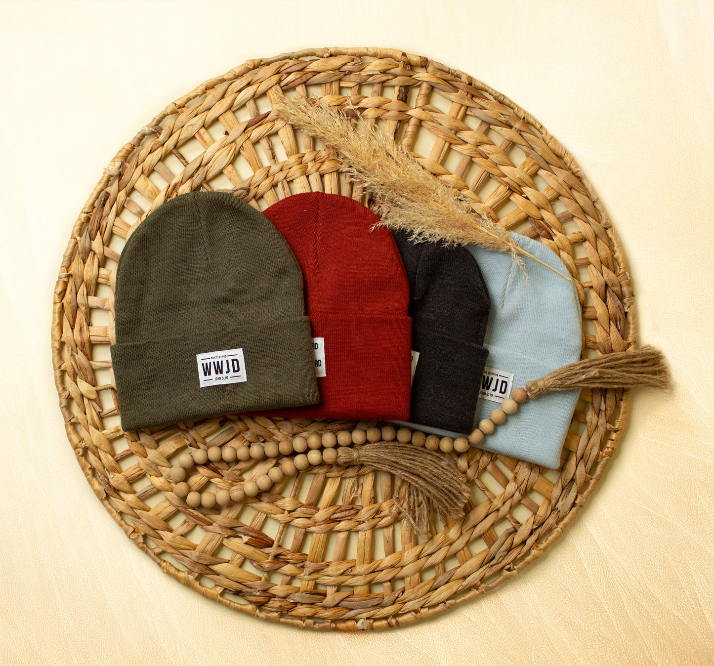 The Lord Is My Shepherd Beanie - Rust