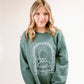 Worthy Is The Lamb Premium Crewneck in Forest