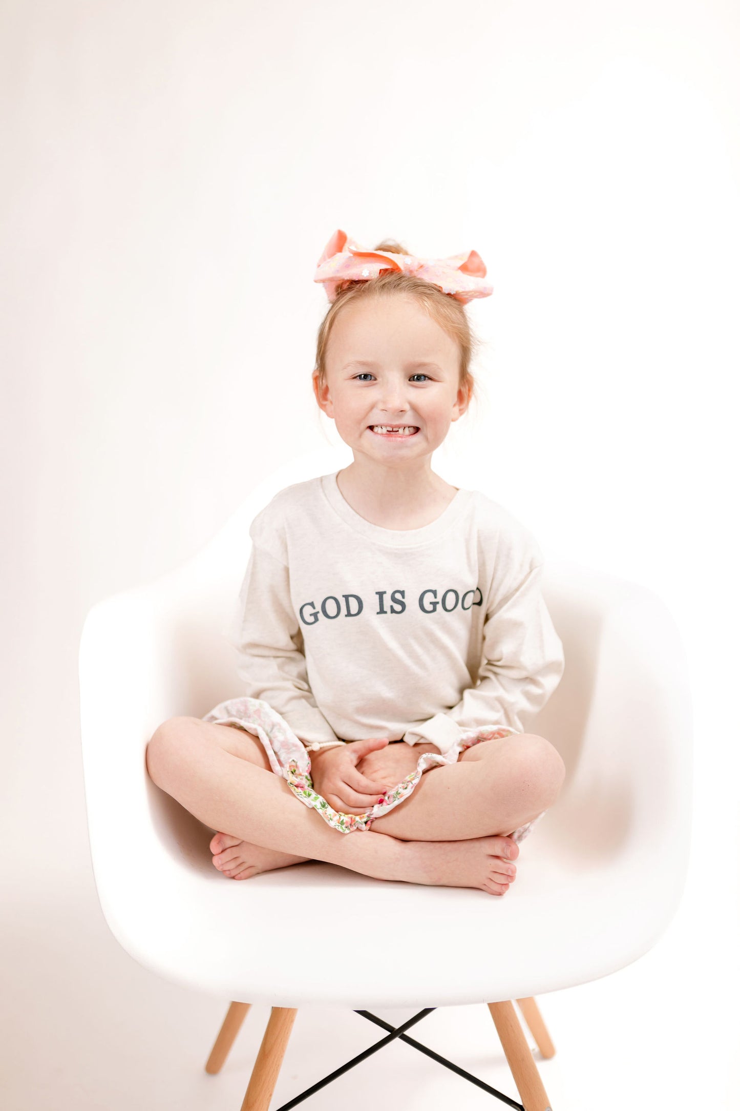 God Is Good Youth Long Sleeve Tee
