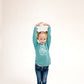He Is Risen Youth Long Sleeve Tee - Teal