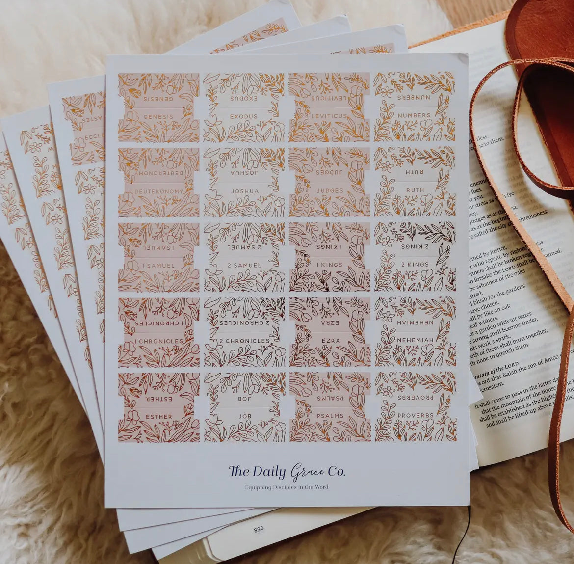 GOLD FOIL BIBLE TABS