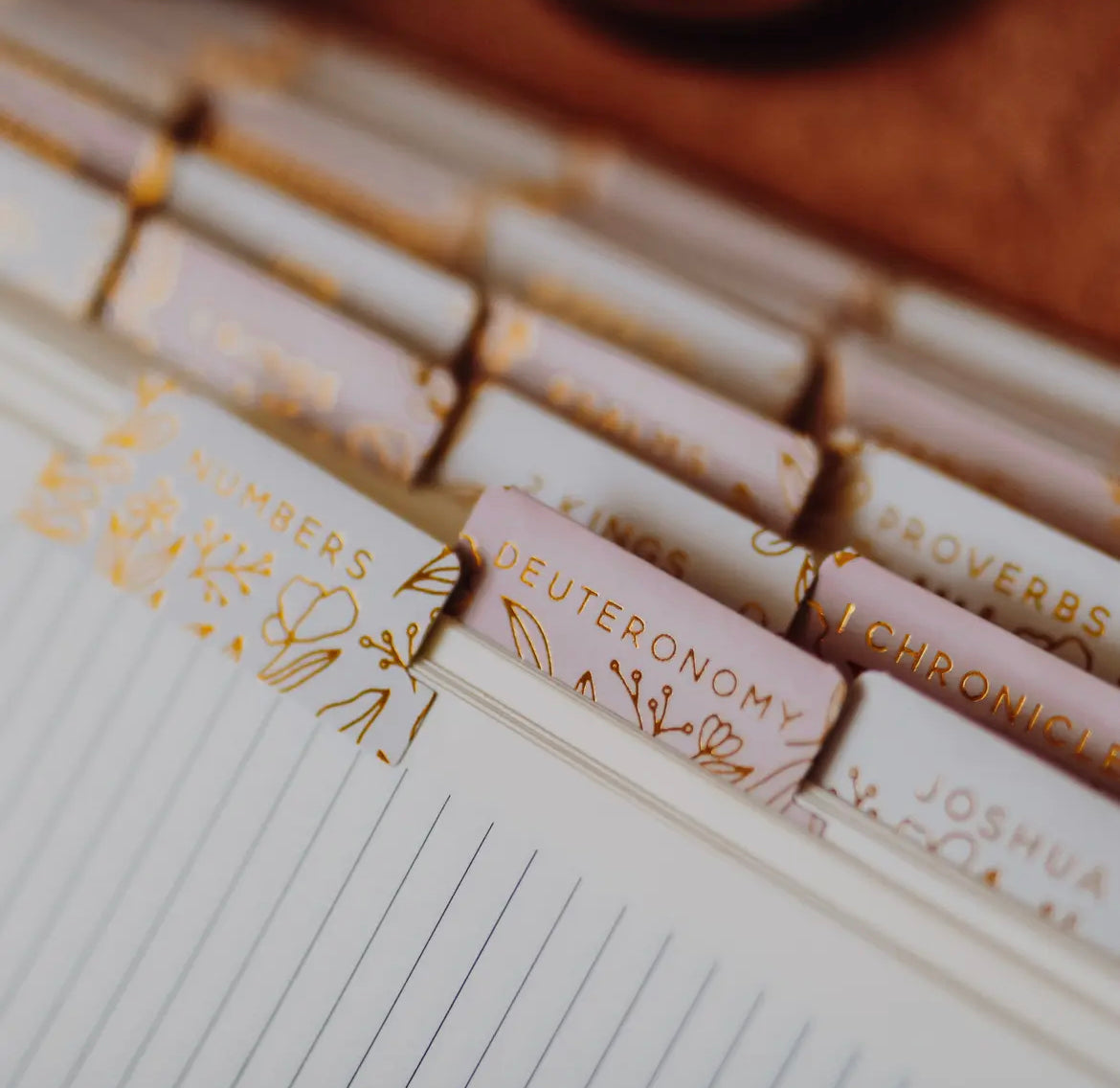 GOLD FOIL BIBLE TABS
