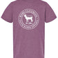 Rohi Clothing Badge Logo Youth Tee in Vintage Purple