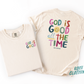 God Is Good Christian T-Shirt | Comfort Colors Ivory Faith Tee | Vintage Worship Christian Shirt