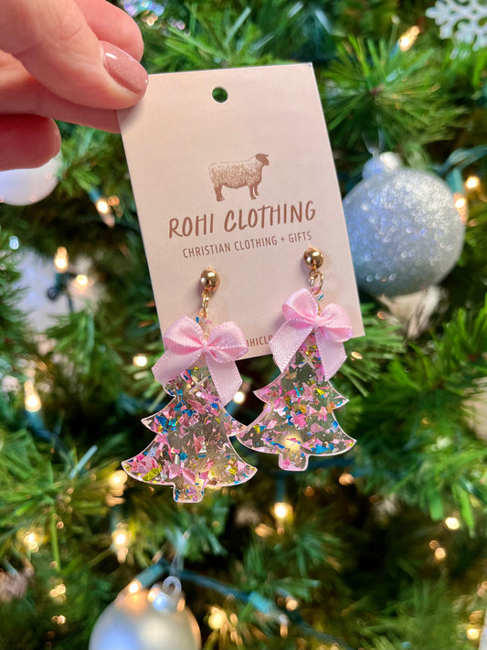 Colorful Tree Earrings