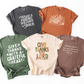 Give Thanks Multi Color Short Sleeve T-Shirt