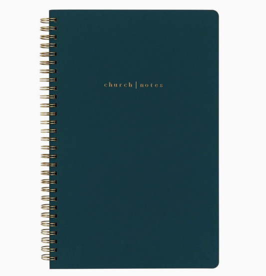 Church Notes Notebook - Navy