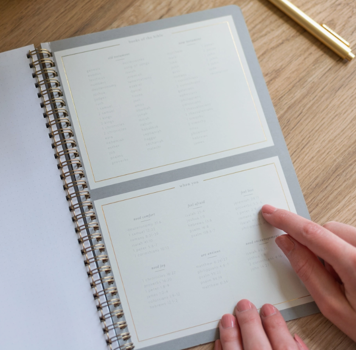 Church Notes Notebook - Navy