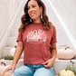 Give Thanks Fall Tee Heather Rust
