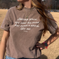 AMAZING GRACE TEE - ESPRESSO