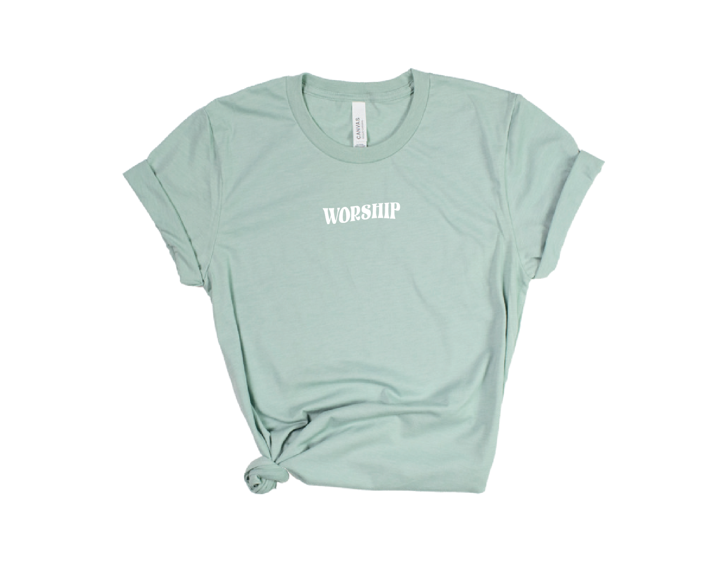 Turn Worry Into Worship in Dusty Blue